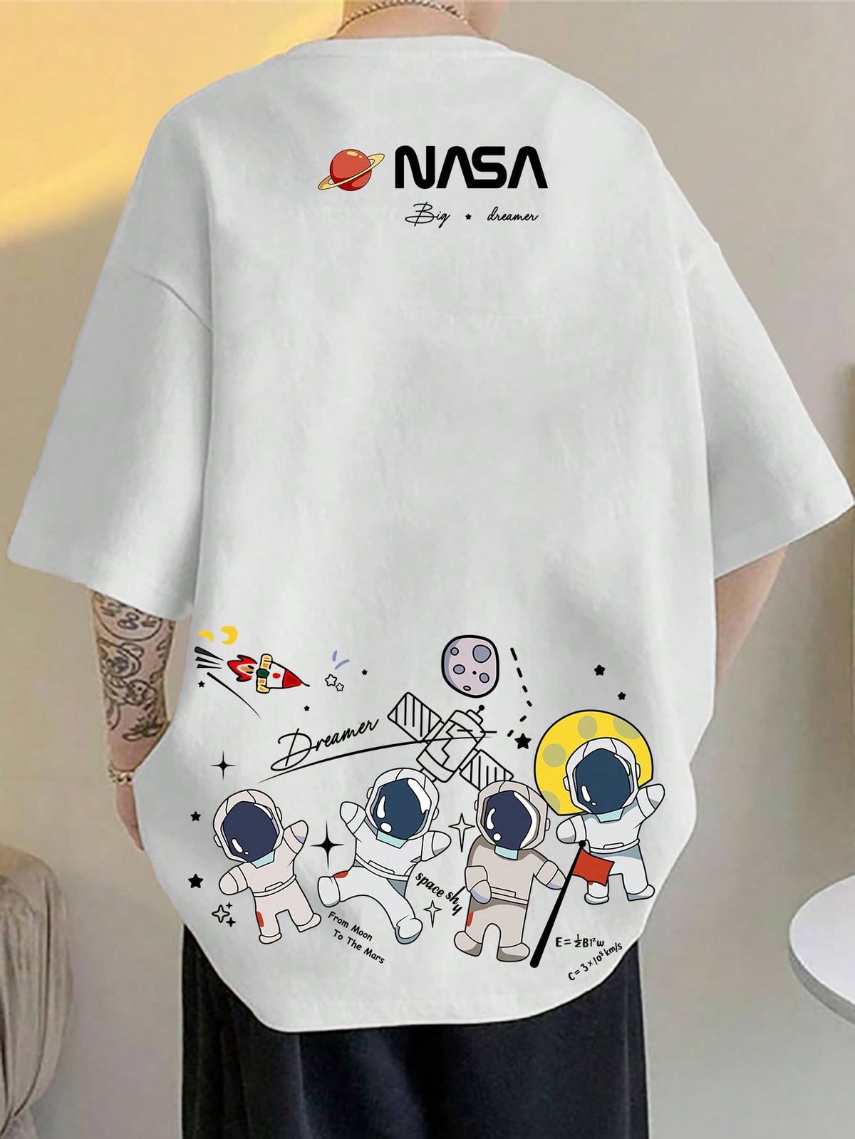 NASA Human Premium Cotton T-Shirt